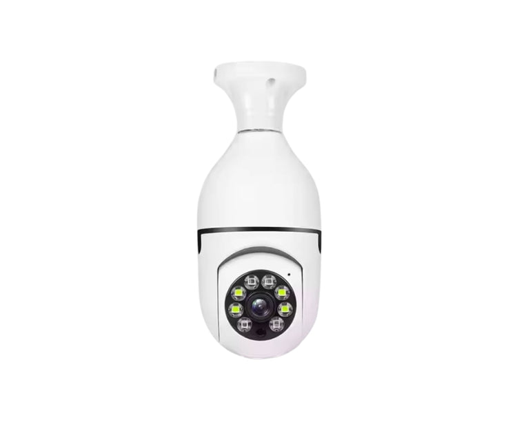 Wifi E27 Bulb Camera 1080p Full HD PTZ 360 Rotate Day and Night Vision CCTV Security Protection Audio Record Video Surveillance Camera Wireless Indoor